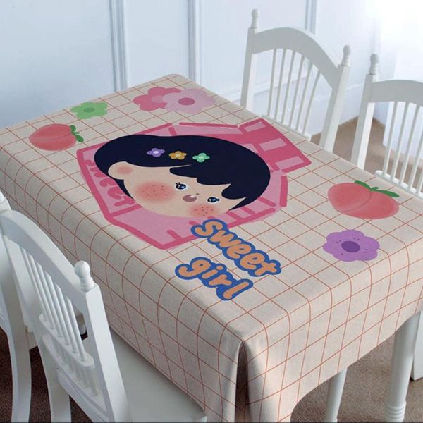 table cloth cartoon girl tablecloth cotton el picnic family dining coffee waterproof and oil-proof decorative lace
table cloth cartoon girl tablecloth cotton el picnic family dining coffee waterproof and oil-proof decorative lace