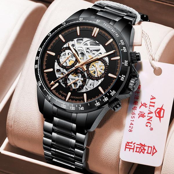 wristwatches ailang luminous men's business 30m life waterproof automatic men watch mechanical stainless steel strap watches 8827b, Slivery;brown
wristwatches ailang luminous men's business 30m life waterproof automatic men watch mechanical stainless steel strap watches 8827b, Slivery;brown