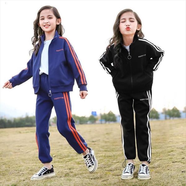 big girls spring fall sportswear clothing sets striped coat pants teenagers school uniform kids tracksuit 8 10 12 14 years, White
big girls spring fall sportswear clothing sets striped coat pants teenagers school uniform kids tracksuit 8 10 12 14 years, White