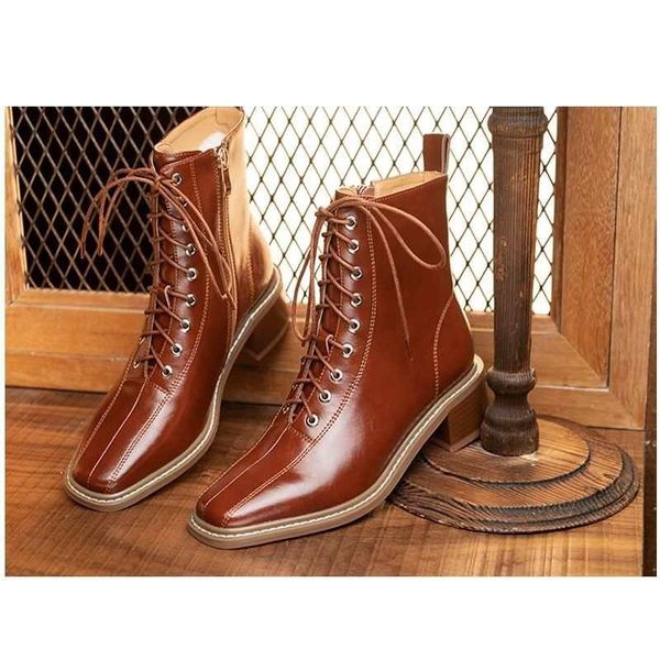 boots autumn and winter middle thick heel short lady fashion cross bandage casual zipper black brown big size 34-42
boots autumn and winter middle thick heel short lady fashion cross bandage casual zipper black brown big size 34-42