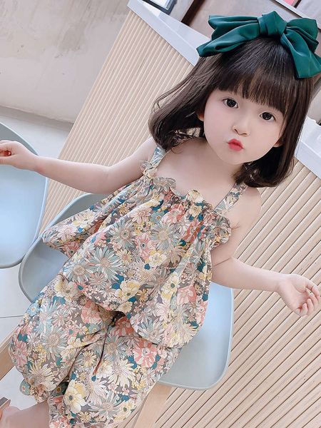 girls' net red suit summer style foreign trend girl children's two-piece set of clothes, White
girls' net red suit summer style foreign trend girl children's two-piece set of clothes, White