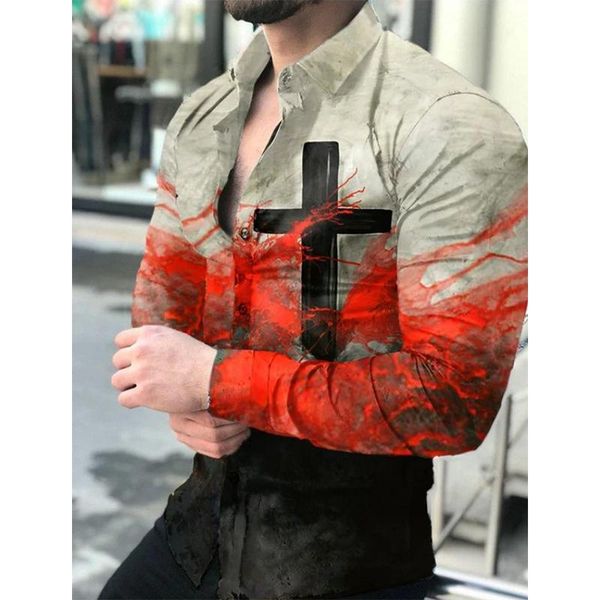 men's casual shirts men print blouses 2021 slim fit long sleeve shirt luxury clothing spring summer tee male streetwear top, White;black
men's casual shirts men print blouses 2021 slim fit long sleeve shirt luxury clothing spring summer tee male streetwear top, White;black