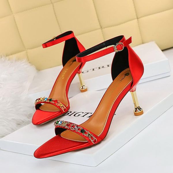 sandals fashion summer women 7.5cm high thin heels bling crystal designer sparkly green pink ladies wedding shoes, Black
sandals fashion summer women 7.5cm high thin heels bling crystal designer sparkly green pink ladies wedding shoes, Black