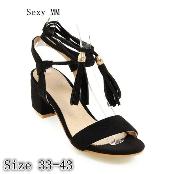 women gladiator sandals square high heels peep toe pumps summer shoes woman heel plus size 33 - 40 41 42 43, Black
women gladiator sandals square high heels peep toe pumps summer shoes woman heel plus size 33 - 40 41 42 43, Black