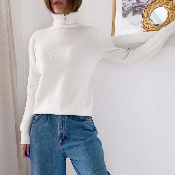 sweaters thick warm turtleneck womens sweaters autumn winter knitted jumpers black white women pullovers christmas sweat, White;black
sweaters thick warm turtleneck womens sweaters autumn winter knitted jumpers black white women pullovers christmas sweat, White;black