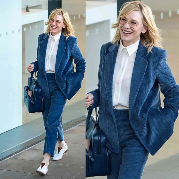 women's two piece pants winter warm corduroy women suits 2 pieces jacket streetwear casual daily fashion double breasted blazer fwmj, White
women's two piece pants winter warm corduroy women suits 2 pieces jacket streetwear casual daily fashion double breasted blazer fwmj, White