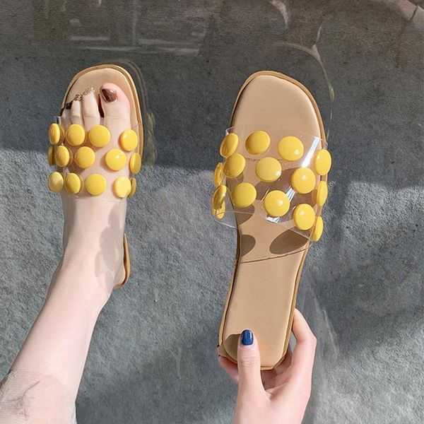 transparent sandals women 2021 dot clear slippers summer flat ladies shoes open toe flip flops outdoor chaussure femme, Black
transparent sandals women 2021 dot clear slippers summer flat ladies shoes open toe flip flops outdoor chaussure femme, Black