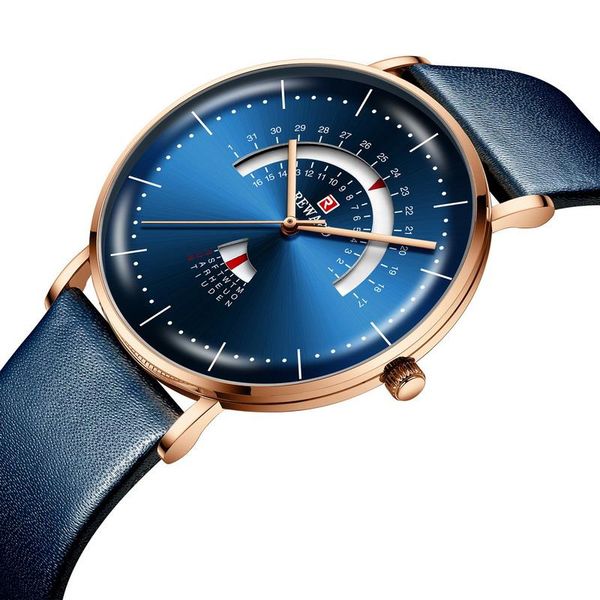 wristwatches reloj hombre 2021 watch men fashion blue leather band waterproof creative date clock mens watches reward, Slivery;brown
wristwatches reloj hombre 2021 watch men fashion blue leather band waterproof creative date clock mens watches reward, Slivery;brown