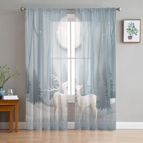 curtain & drapes christmas paper cut pattern forest elk sheer tulle curtains for living room bedroom window home decor
curtain & drapes christmas paper cut pattern forest elk sheer tulle curtains for living room bedroom window home decor