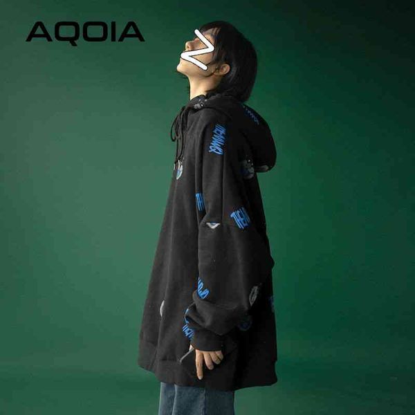 autumn harajuku style cartoons printing loose women's hoodies sweatshirt oversize women plus size female pullovers 210521, Black
autumn harajuku style cartoons printing loose women's hoodies sweatshirt oversize women plus size female pullovers 210521, Black
