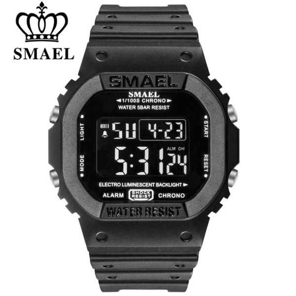 relogio style men sports watches smael brand watch digital 50m waterproof military army clock led masculino wristwatches, Slivery;brown
relogio style men sports watches smael brand watch digital 50m waterproof military army clock led masculino wristwatches, Slivery;brown