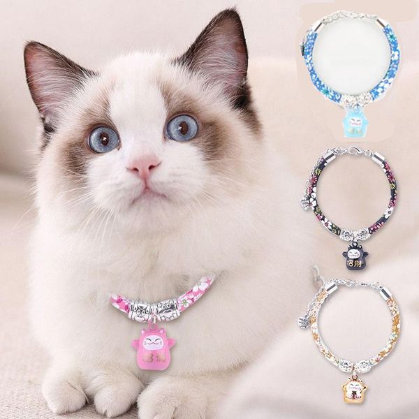 cat collars & leads cute flower print pet fashion accessories pu leather necklace lucky bells collar with bell supplies
cat collars & leads cute flower print pet fashion accessories pu leather necklace lucky bells collar with bell supplies