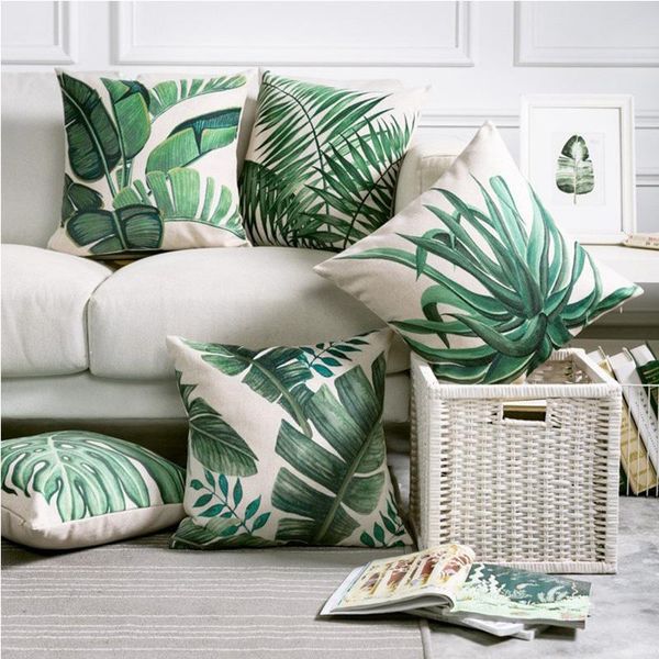 cushion/decorative pillow hand-painted tropical green leaf hug pillowcase linen cushion cover home fabric wholesale accessories accessory pr
cushion/decorative pillow hand-painted tropical green leaf hug pillowcase linen cushion cover home fabric wholesale accessories accessory pr