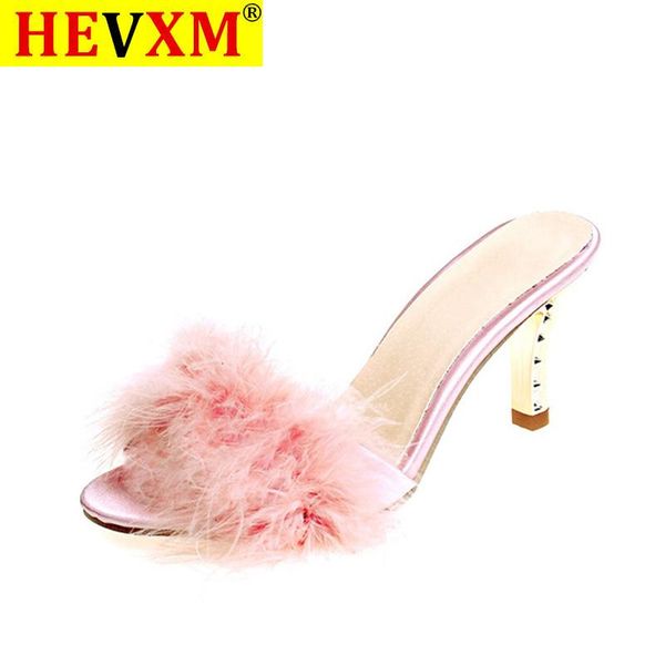summer fur slippers woman feather high heels ladies peep toe mules lady slides shoes plus size fashion, Black
summer fur slippers woman feather high heels ladies peep toe mules lady slides shoes plus size fashion, Black