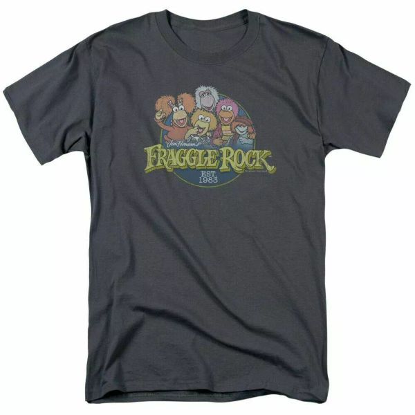 fraggle rock circle logo t shirt mens licensed classic tv show charcoal, White;black
fraggle rock circle logo t shirt mens licensed classic tv show charcoal, White;black