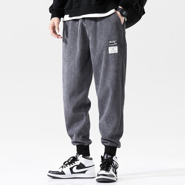 men's pants young men students fashion corduroy loose harem casual fit trousers trackpants weatpants, Black
men's pants young men students fashion corduroy loose harem casual fit trousers trackpants weatpants, Black