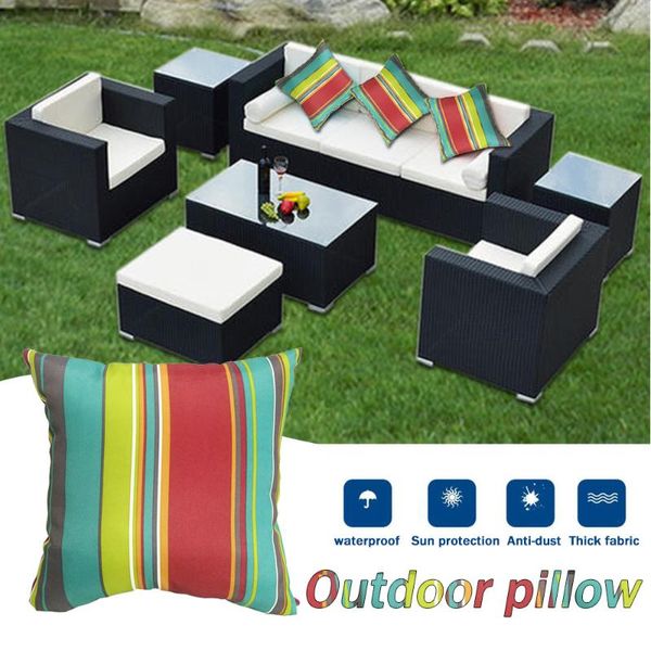 cushion/decorative pillow 45x45cm outdoor terrace color stripe waterproof throw square cushion bench decoration back multicolor pillows
cushion/decorative pillow 45x45cm outdoor terrace color stripe waterproof throw square cushion bench decoration back multicolor pillows