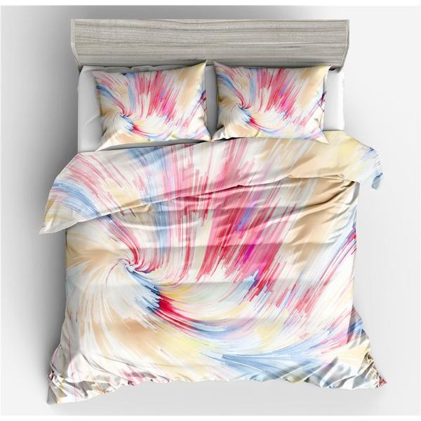 fresh mix and wind rainbow stripes polyester fiber quilt cover 2/3pcs solid color bedding set duvet with pillowcase sets
fresh mix and wind rainbow stripes polyester fiber quilt cover 2/3pcs solid color bedding set duvet with pillowcase sets