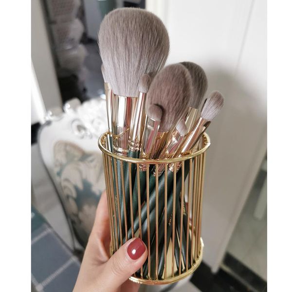 fashion women makeup brush bucket cosmetic storage box iron pen pencil vase comb container lipstick holder boxes & bins
fashion women makeup brush bucket cosmetic storage box iron pen pencil vase comb container lipstick holder boxes & bins