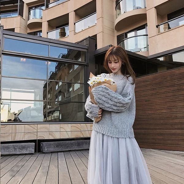 two piece dress women autumn winter loose knitted sweater + sequin mesh skirt sets female tassel o-neck pullovers suit vpcp, White
two piece dress women autumn winter loose knitted sweater + sequin mesh skirt sets female tassel o-neck pullovers suit vpcp, White