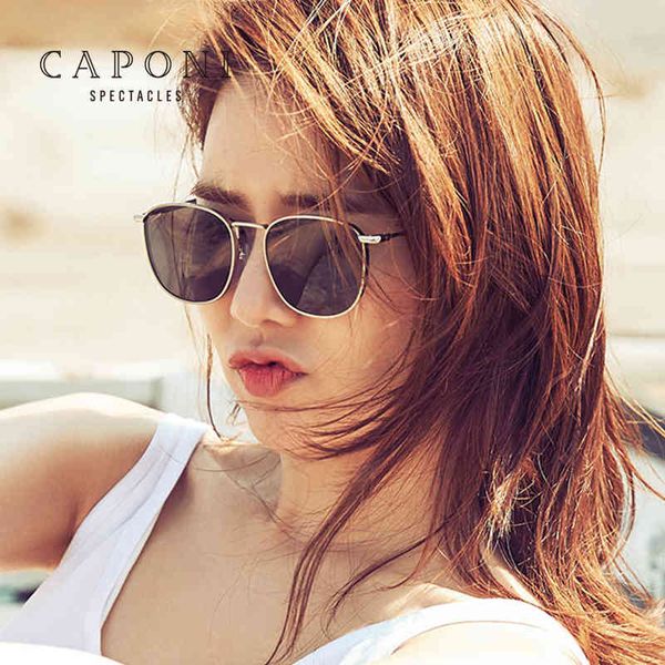 sunglasses fashion caponi vintage women designer glasses for 2021 polarized uv400 standard protect eyewear 1872, White;black
sunglasses fashion caponi vintage women designer glasses for 2021 polarized uv400 standard protect eyewear 1872, White;black