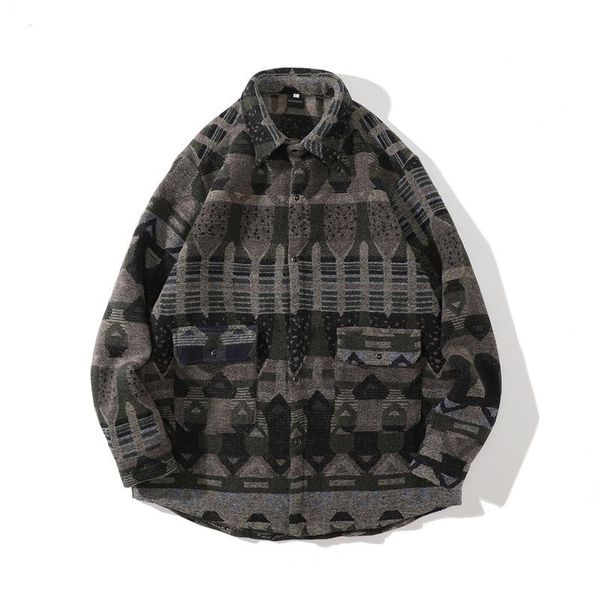 men's casual shirts men hip hop streetwear shirt vintage retro graphic print flannel harajuku cotton fleece long sleeve thick, White;black
men's casual shirts men hip hop streetwear shirt vintage retro graphic print flannel harajuku cotton fleece long sleeve thick, White;black