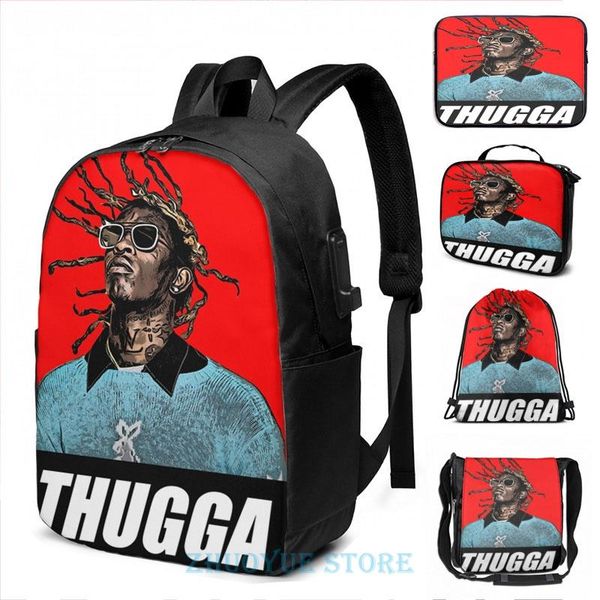 backpack funny graphic print young thug usb charge men school bags women bag travel laptop
backpack funny graphic print young thug usb charge men school bags women bag travel laptop