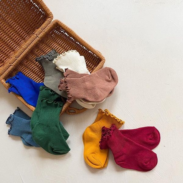 socks children 2021 autumn and winter solid color cotton lace kids girls short baby ruffles sock, Pink;yellow
socks children 2021 autumn and winter solid color cotton lace kids girls short baby ruffles sock, Pink;yellow