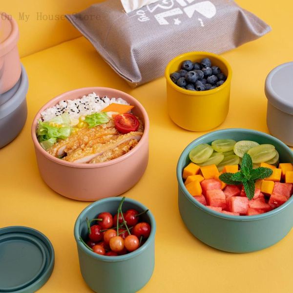 silicone lunch box round portable bowl 250ml / 700ml 5 colors environmental protection storage dinnerware sets
silicone lunch box round portable bowl 250ml / 700ml 5 colors environmental protection storage dinnerware sets