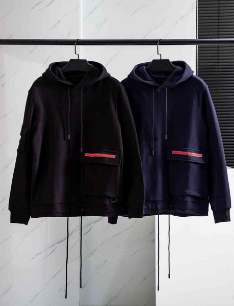 men's hoodies & sweatshirts hooded pullover autumn red label pocket decoration pure cotton casual outdoor swearshirt good quality g2ta, Black
men's hoodies & sweatshirts hooded pullover autumn red label pocket decoration pure cotton casual outdoor swearshirt good quality g2ta, Black