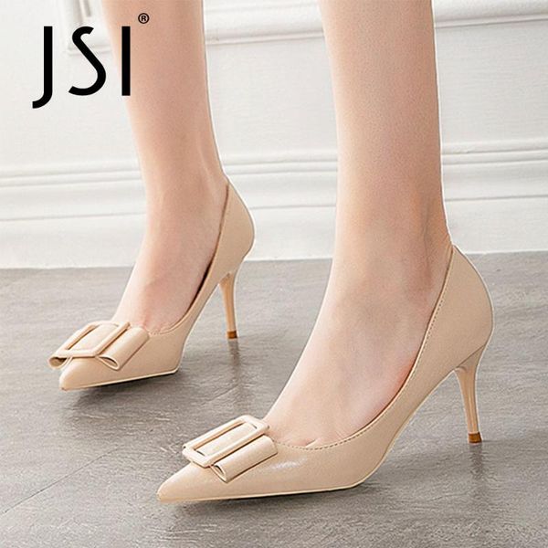 dress shoes jsi women pumps all-match pointed toe thin heels 7cm belt buckle party wedding fashion vo654, Black
dress shoes jsi women pumps all-match pointed toe thin heels 7cm belt buckle party wedding fashion vo654, Black