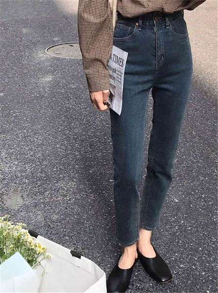 women's jeans lmq new women korean high waist warm slim fit thicken elastic pants casual street denim trousers streetwear 1qb7, Blue
women's jeans lmq new women korean high waist warm slim fit thicken elastic pants casual street denim trousers streetwear 1qb7, Blue