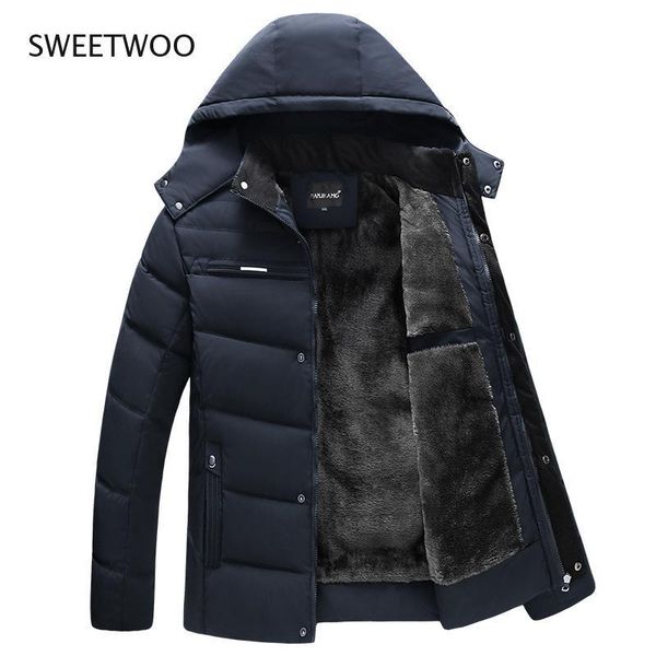 men's down & parkas 2021 winter parka coat jacket thick hooded waterproof warm father's clothing casual, Black
men's down & parkas 2021 winter parka coat jacket thick hooded waterproof warm father's clothing casual, Black
