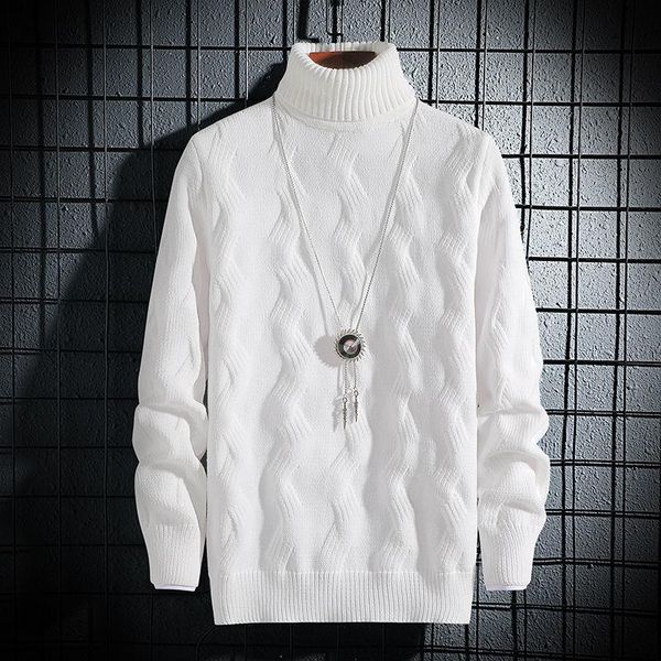 women's sweaters autumn and winter men's twisted turtleneck sweater korean personality, White;black
women's sweaters autumn and winter men's twisted turtleneck sweater korean personality, White;black
