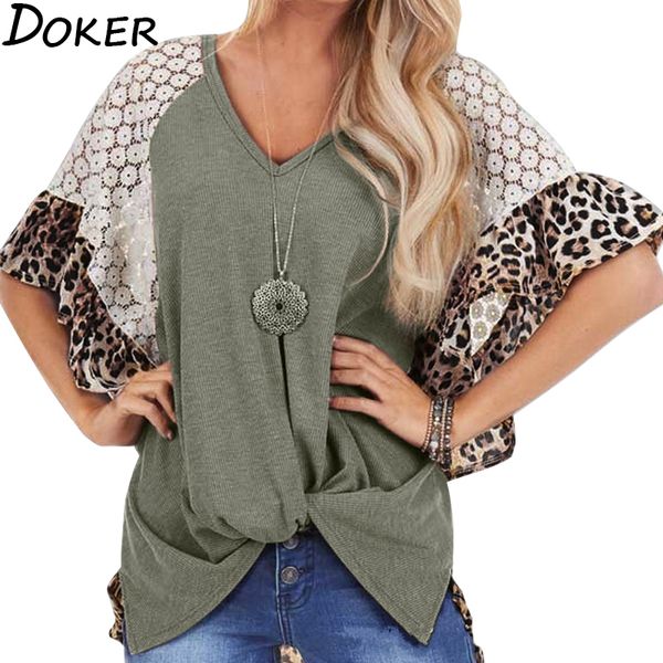 tee shirt femme summer leopard women t-shirt v-neck short sleeve women clothes tshirt womens plus size fashions t shirt 210423, White
tee shirt femme summer leopard women t-shirt v-neck short sleeve women clothes tshirt womens plus size fashions t shirt 210423, White