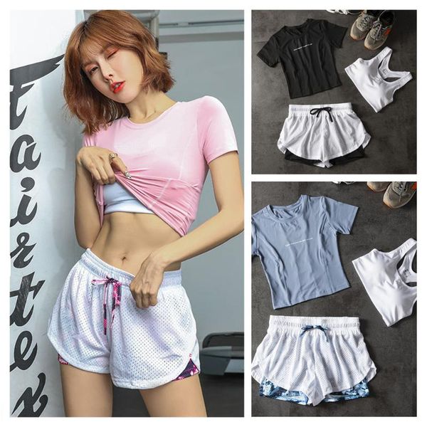 yoga outfit women sports bra shorts quick dry stretch slim breathable cycling running t-shirt fitness tourism camping set
yoga outfit women sports bra shorts quick dry stretch slim breathable cycling running t-shirt fitness tourism camping set