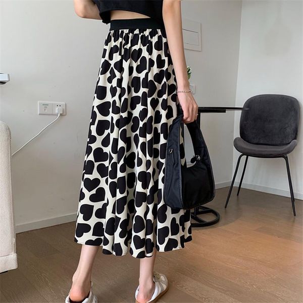 skirts skirt women heart-print mid-calf elegant a-line empire slim korean style leisure ladies comfortable all-match soft faldas fit, Black
skirts skirt women heart-print mid-calf elegant a-line empire slim korean style leisure ladies comfortable all-match soft faldas fit, Black