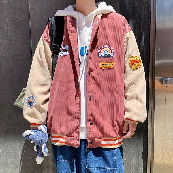 men's jackets spring and autumn corduroy jacket ins tide brand harajuku style korean versatile handsome loose baseball, Black;brown
men's jackets spring and autumn corduroy jacket ins tide brand harajuku style korean versatile handsome loose baseball, Black;brown