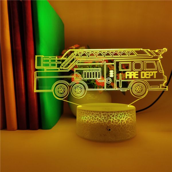 3d illusion night light led fire engine nightlight touch sensor table lamp with remote color changing room decoration kids boys gift
3d illusion night light led fire engine nightlight touch sensor table lamp with remote color changing room decoration kids boys gift