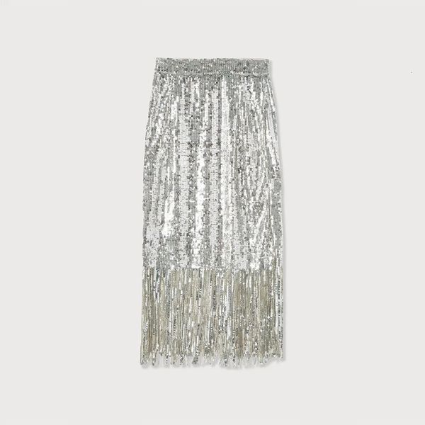 suits women sequin fringed high-waisted knee-length skirt tassel hem casual fashion chic dinner party club woman skirts, Black
suits women sequin fringed high-waisted knee-length skirt tassel hem casual fashion chic dinner party club woman skirts, Black