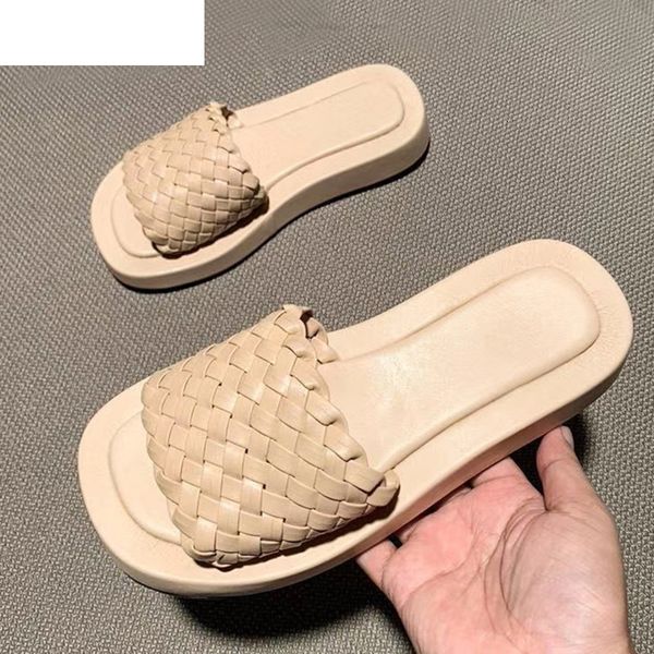 sandals summer beach slippers woman hand woven flipflops lazy mullers shoes casual outdoor wear thick bottom comfortable sandals 5, Black
sandals summer beach slippers woman hand woven flipflops lazy mullers shoes casual outdoor wear thick bottom comfortable sandals 5, Black