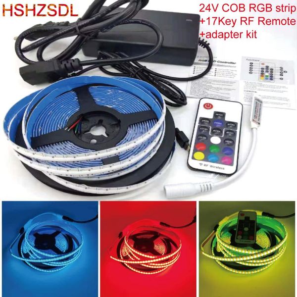 strips soft flexible cob tape colorful 24v 768 leds/m 5m rgb led strip light 17key rf remote with adapter for decoration lighting
strips soft flexible cob tape colorful 24v 768 leds/m 5m rgb led strip light 17key rf remote with adapter for decoration lighting