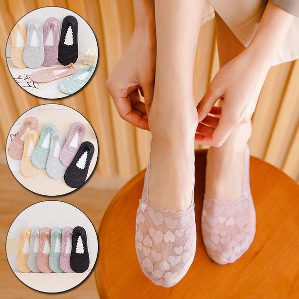 socks & hosiery women summer boat heart pattern mesh lace invisible anti-slip fashion female breathable solid color short, Black;white
socks & hosiery women summer boat heart pattern mesh lace invisible anti-slip fashion female breathable solid color short, Black;white