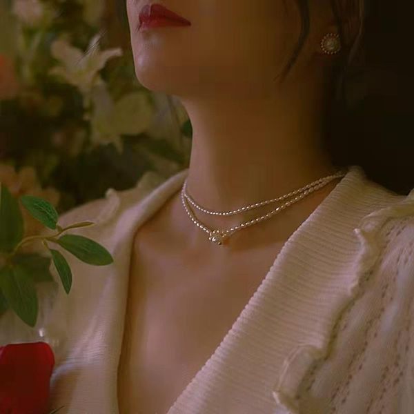 chokers simple fashion freshwater pearl temperament necklaces for female, Golden;silver
chokers simple fashion freshwater pearl temperament necklaces for female, Golden;silver