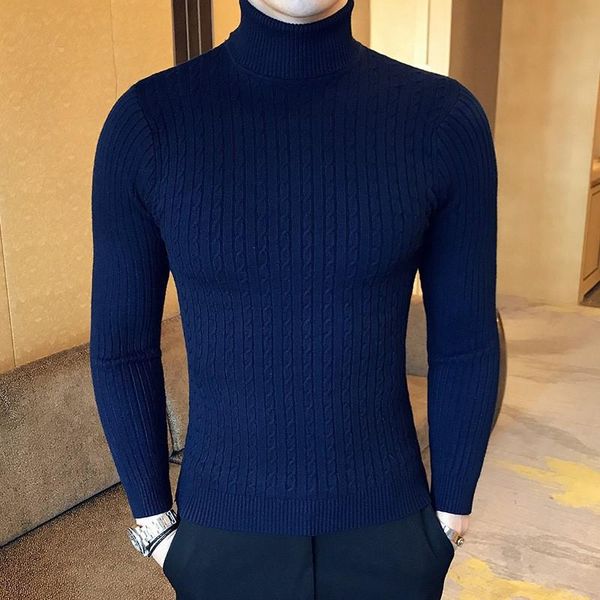 men's sweaters 2021 autumn winter turtleneck slim korean pure color twist knit with bottom branding man's clothes, White;black
men's sweaters 2021 autumn winter turtleneck slim korean pure color twist knit with bottom branding man's clothes, White;black