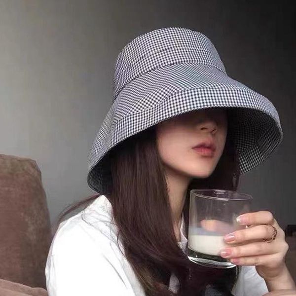 stingy brim hats women sun hat designer spring summer black white plaid big eaves sunshade houndstooth fisherman basin cap, Blue;gray
stingy brim hats women sun hat designer spring summer black white plaid big eaves sunshade houndstooth fisherman basin cap, Blue;gray
