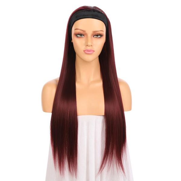 synthetic wigs red wine colored headband scarf wig beginner friendly fit all size head straight glueless fiber hair for black women
synthetic wigs red wine colored headband scarf wig beginner friendly fit all size head straight glueless fiber hair for black women