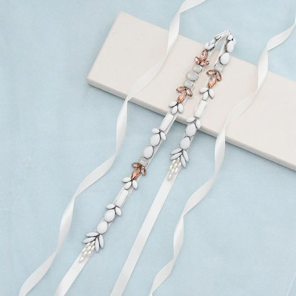 wedding sashes s422 belts bridal bridesmaid dress accessories quick delivery opal belt for evening dresses, White
wedding sashes s422 belts bridal bridesmaid dress accessories quick delivery opal belt for evening dresses, White