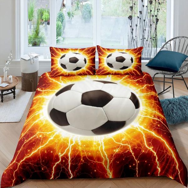 yellow football bedding set fashion kids fantasy 3d print comforter luxury king single duvet cover home textile modern sets
yellow football bedding set fashion kids fantasy 3d print comforter luxury king single duvet cover home textile modern sets