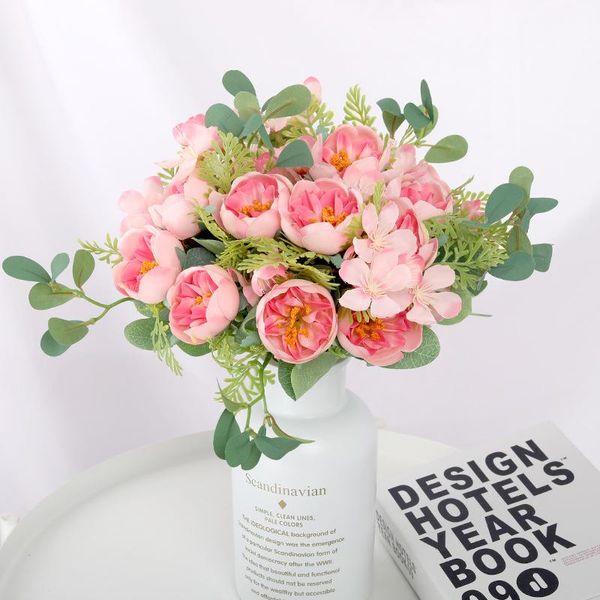 fake peony rose silk flowers autumn artificial diy wedding home garden decoration, room decoration decorative & wreaths
fake peony rose silk flowers autumn artificial diy wedding home garden decoration, room decoration decorative & wreaths